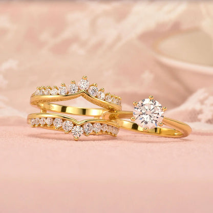 Cubic Zirconia Bridal Set in 925 Silver