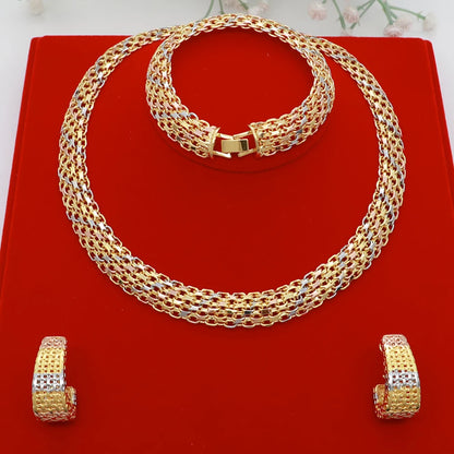 Brazilian Tricolor Jewelry Set