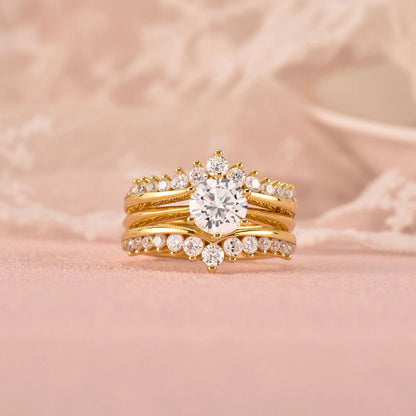 Cubic Zirconia Bridal Set in 925 Silver