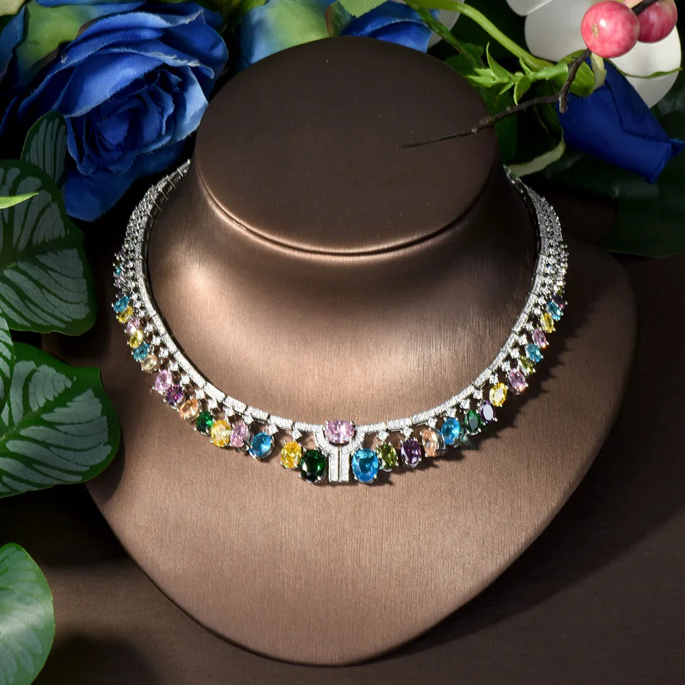 Cubic Zirconia Bridal Jewelry Set