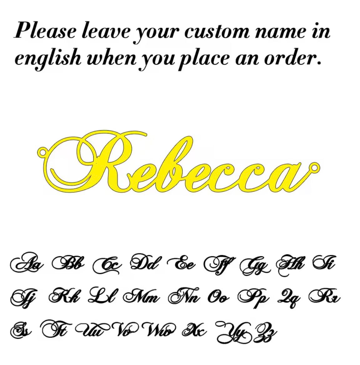 Celestique Name Necklace