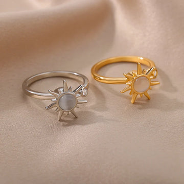 Moonstone Halo™ Anxiety Rings